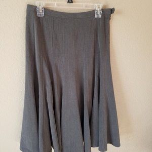 NWT Grace Elements Grey Pleated Skirt Size 8